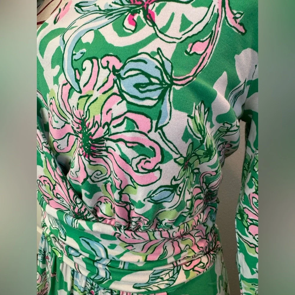 NWT Lilly Pulitzer high-low midi Dress - Picture 15 of 16